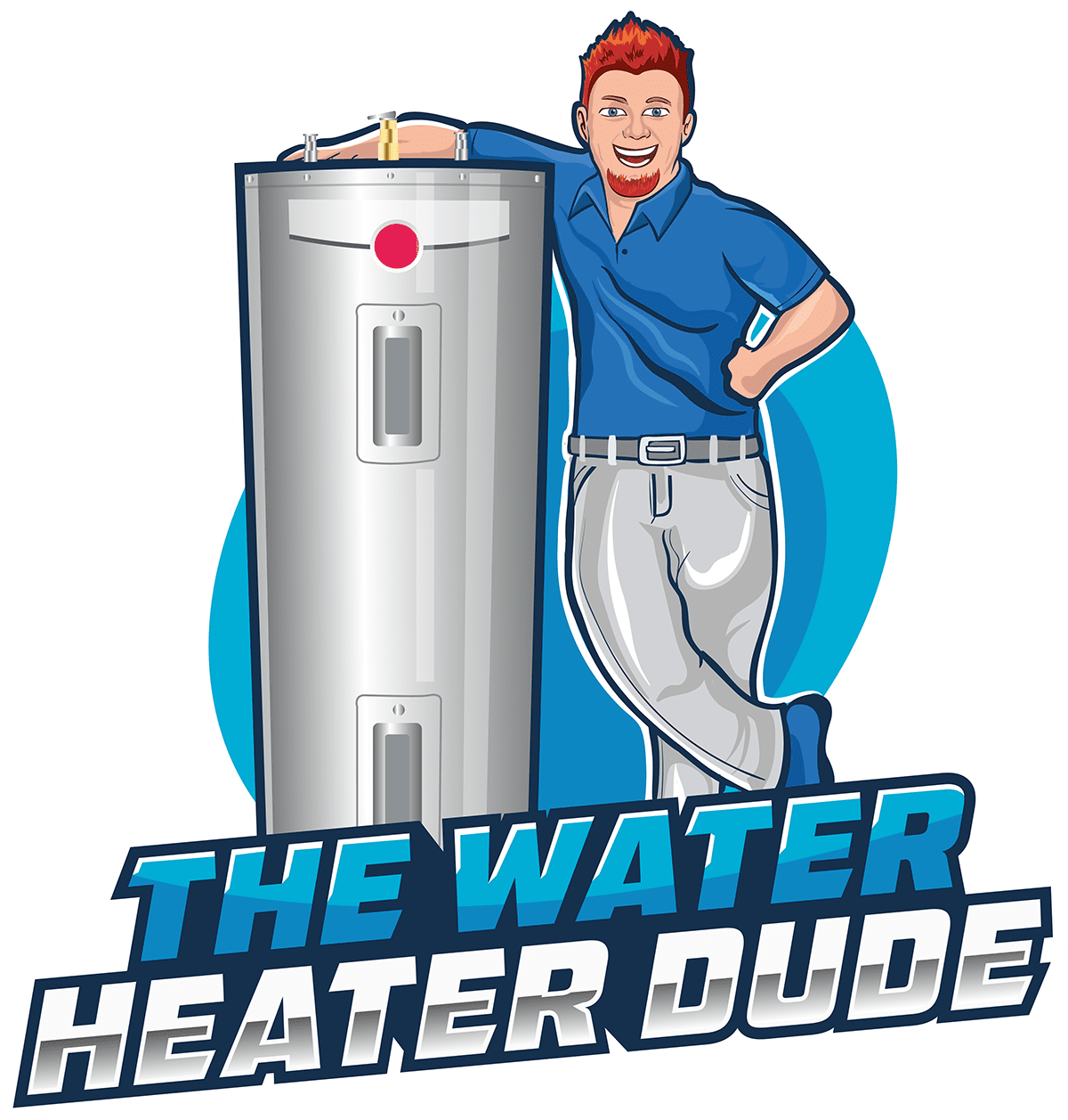 the water heater dude logo